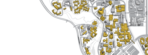 Campus map of 1976
