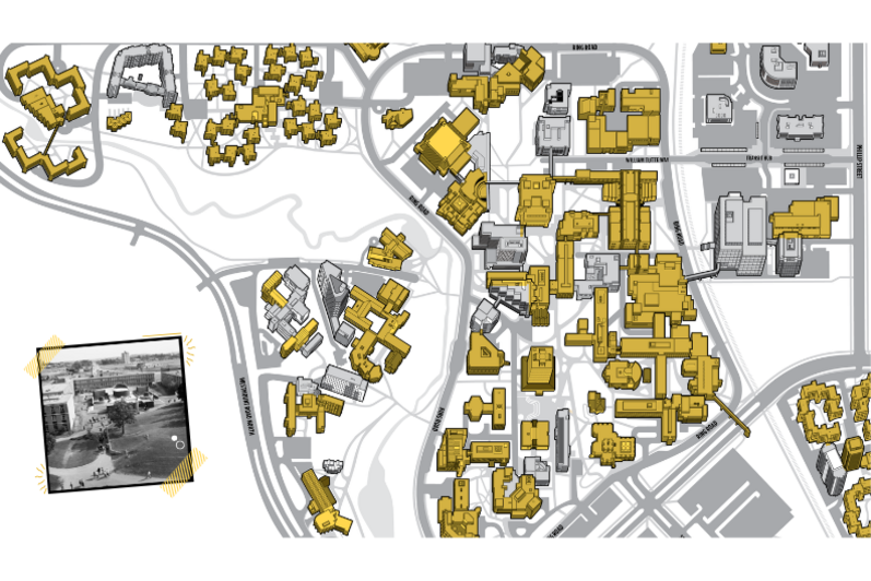 1999 campus map & campus bird's-eye view
