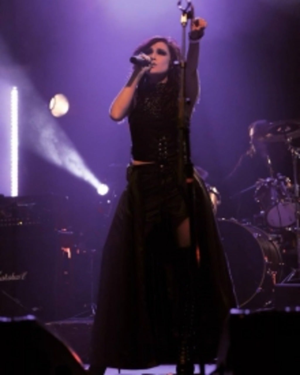 Cecile Monique on stage