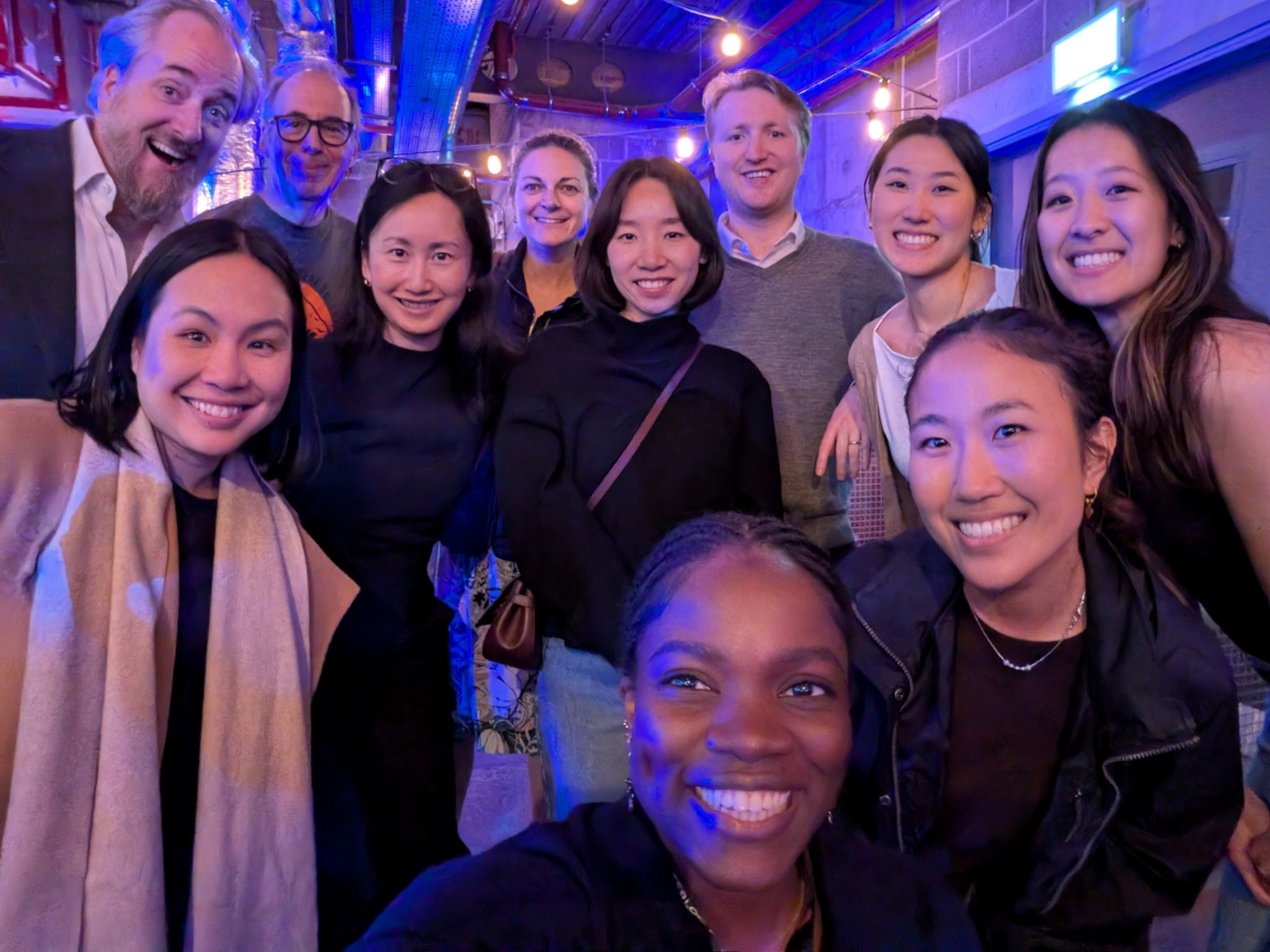 group of people smiling