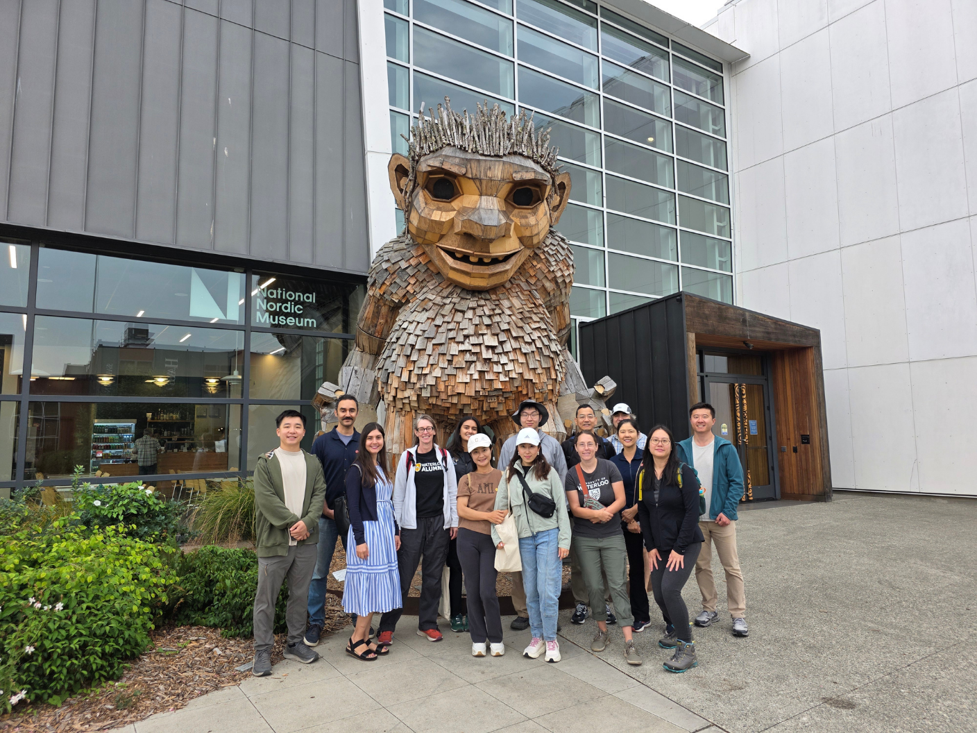 group of people smiling
