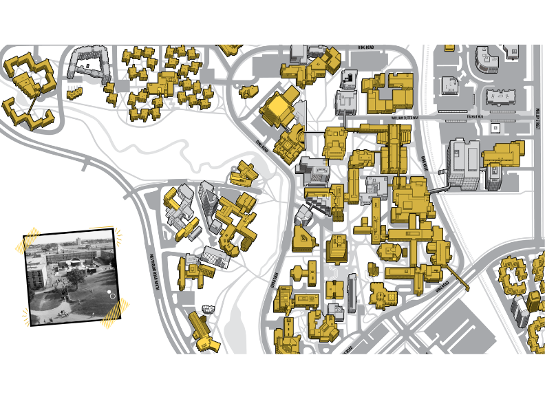 1999 campus map & campus bird's-eye view