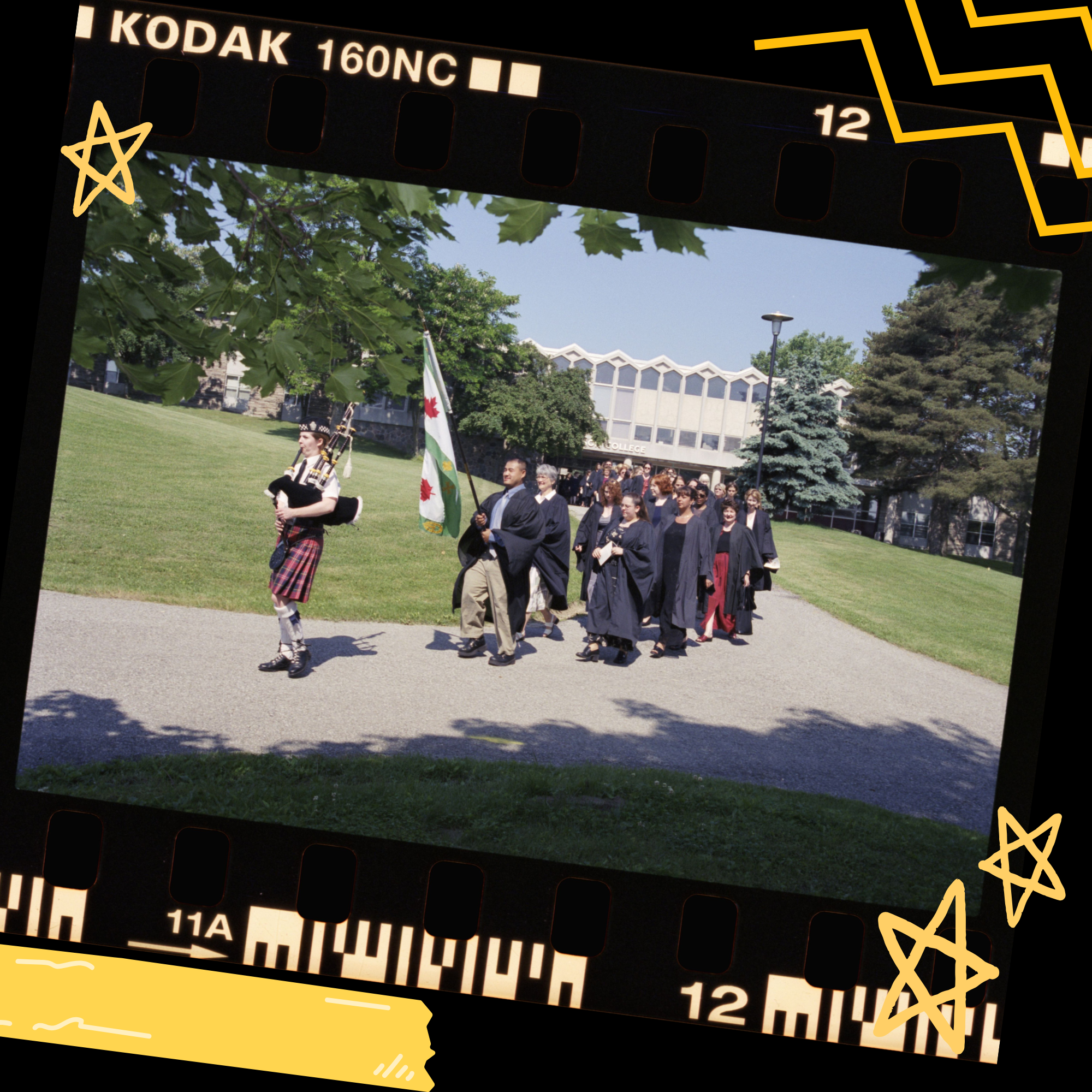 Campus ceremony march