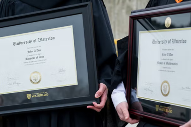 Two UWaterloo diplomas