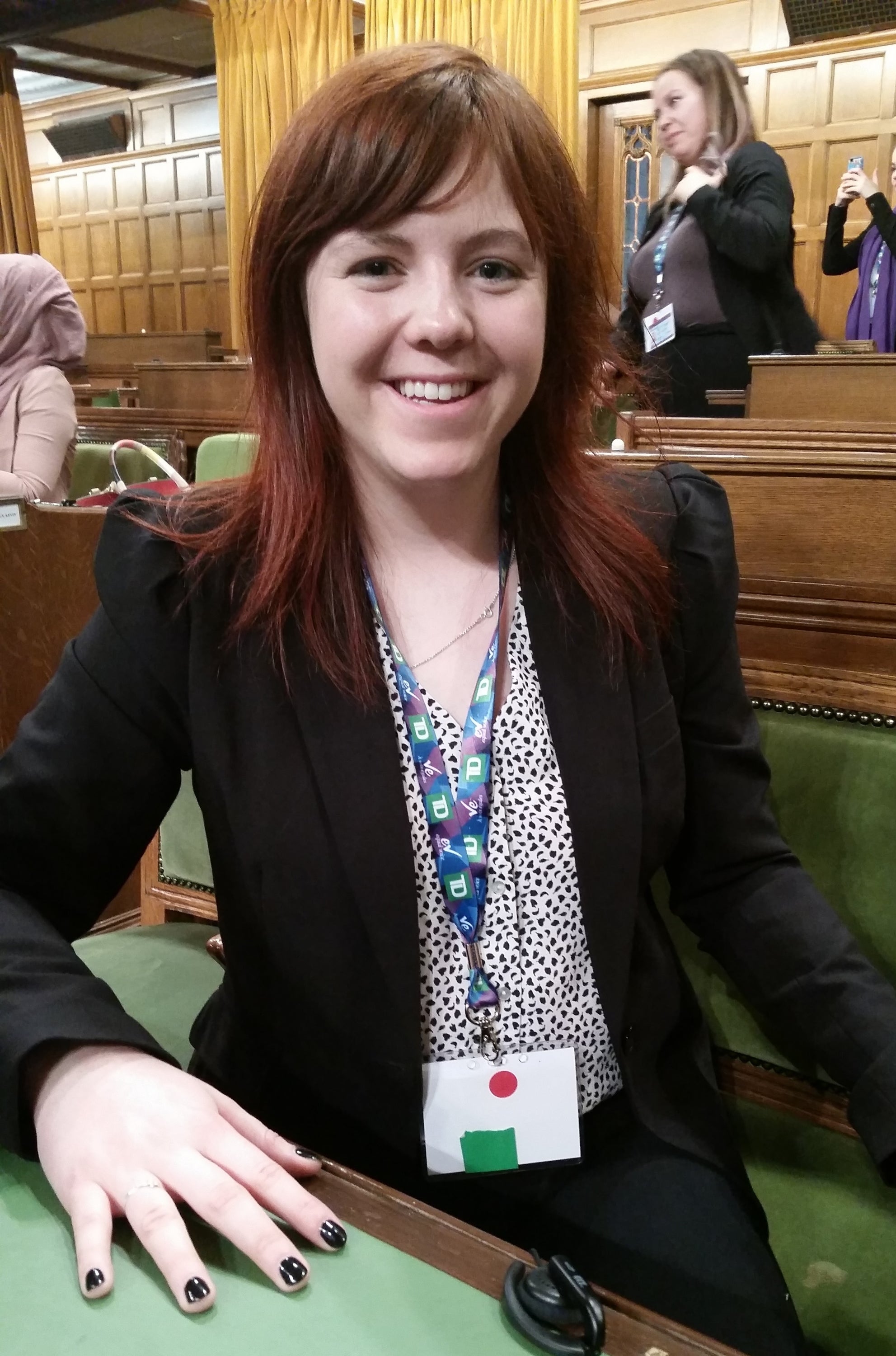 Emma at the House of Commons