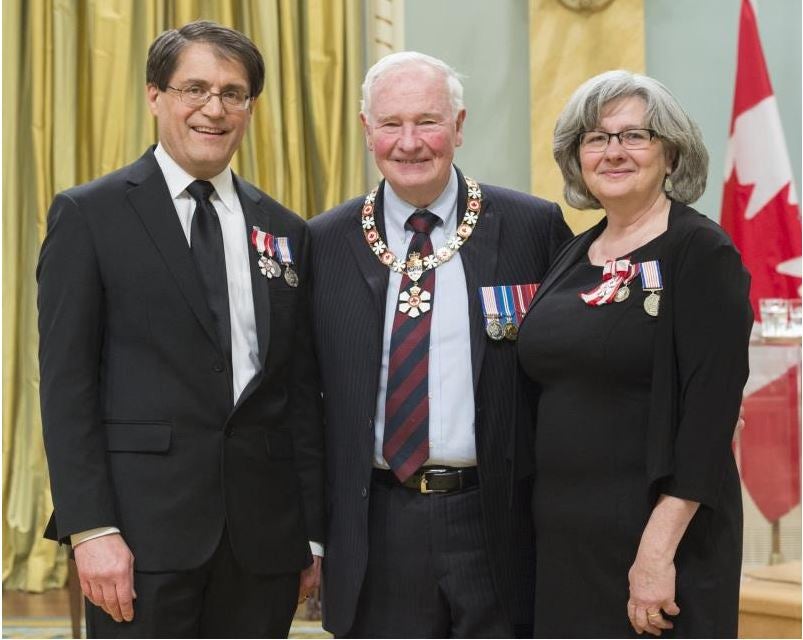 Joe and Stephanie Mancini honoured to the Order of Canada by Governor General David Johnston