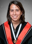 Maria-Francesca Archila Bustos wearing gold medal