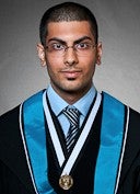 Neilkamal Mundi wearing gold medal