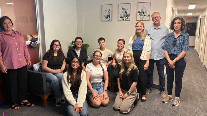 Group photo of all anxiety studies members