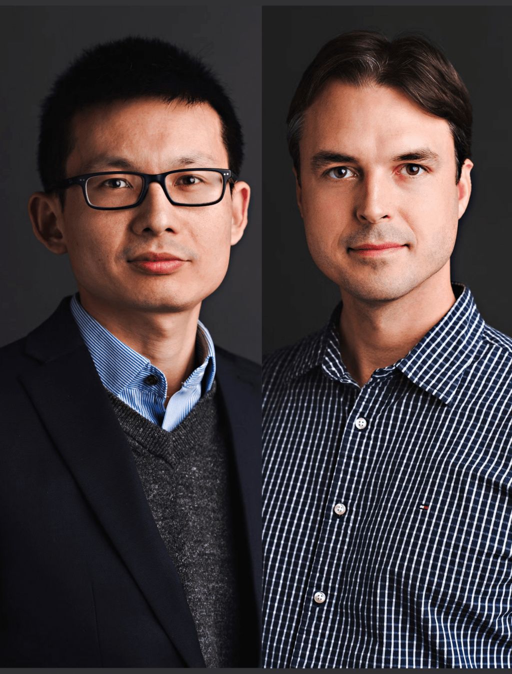 Collated headshots of Jun and Joe
