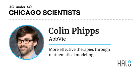 Colin Phipps, AbbVie. Top 40 under 40 Chicago Scientists