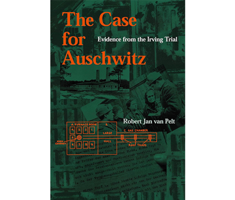 book cover. The Case For Auschwitz by Rober Jan van Pelt
