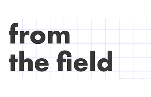 text, from the field in black text on a white background with a light grey grid pattern