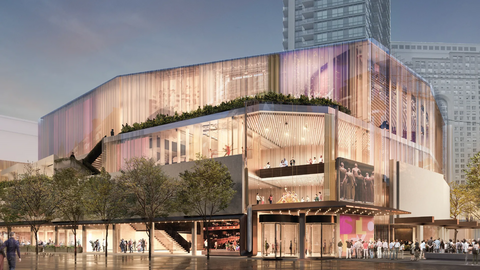 Architectural rendering of St. Lawrence Centre for the Arts re-imagination proposal by Hariri Pontarini architects