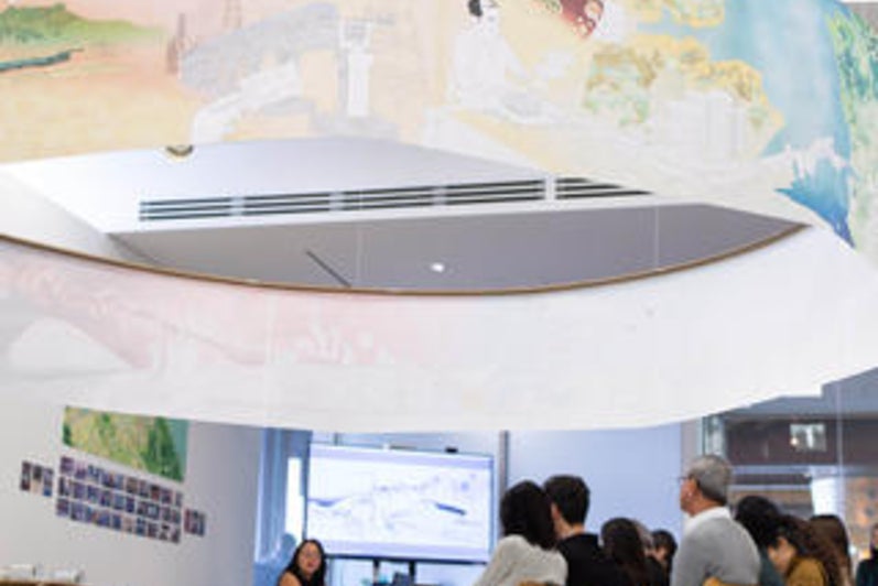 A thesis presentation in the Design at Riverside Gallery