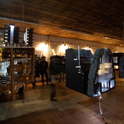 Interior of venue, Bridge Centre for Architecture and Design