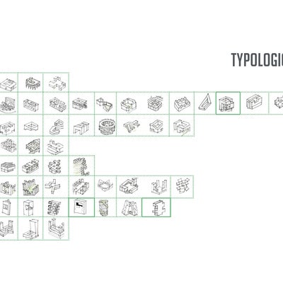 Typological Study Sketches of Courtyard Precedents 