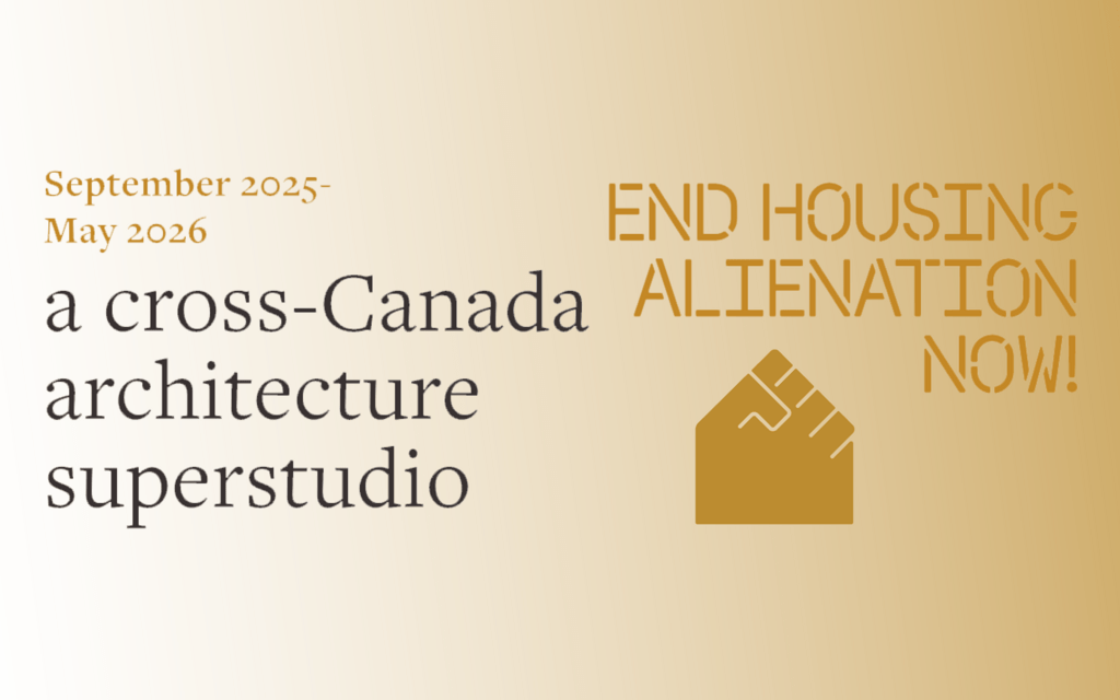 end housing alienation now in gold text on a gold to white gradient background