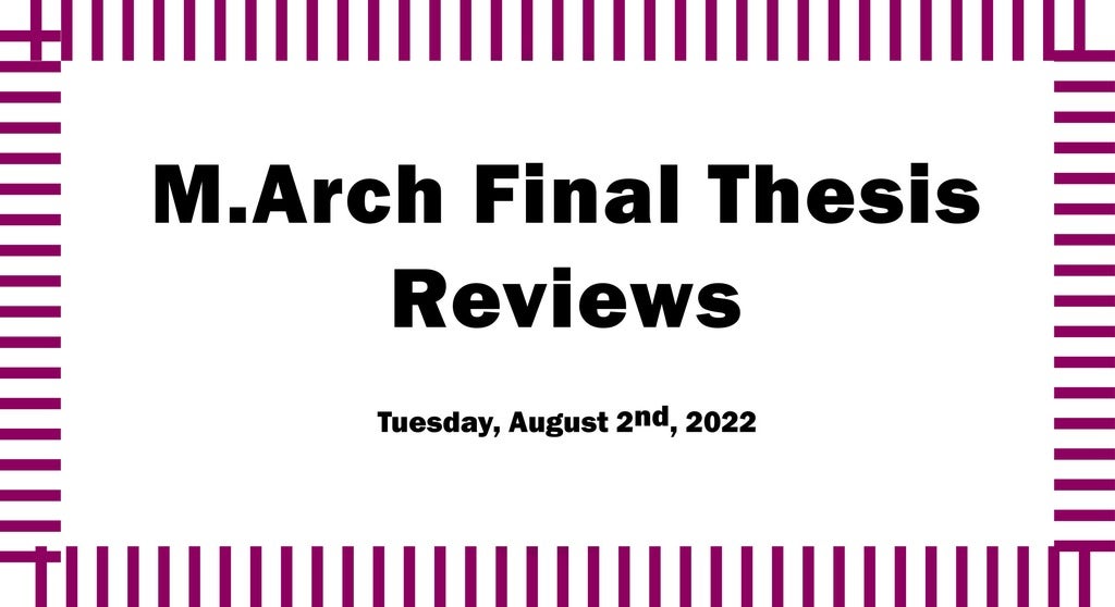 final thesis reviews