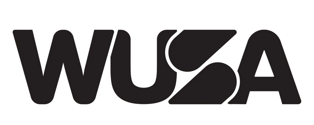 wusa logo, black text