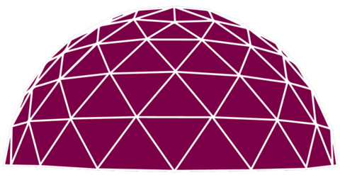 illustration of a geodesic dome