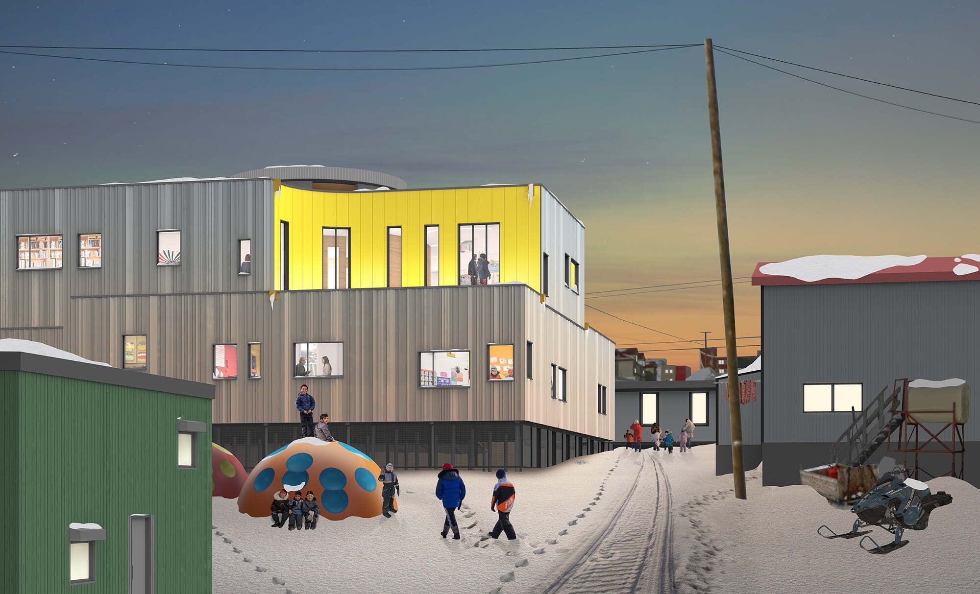 Inuusirvik Community Wellness Hub architectural drawing