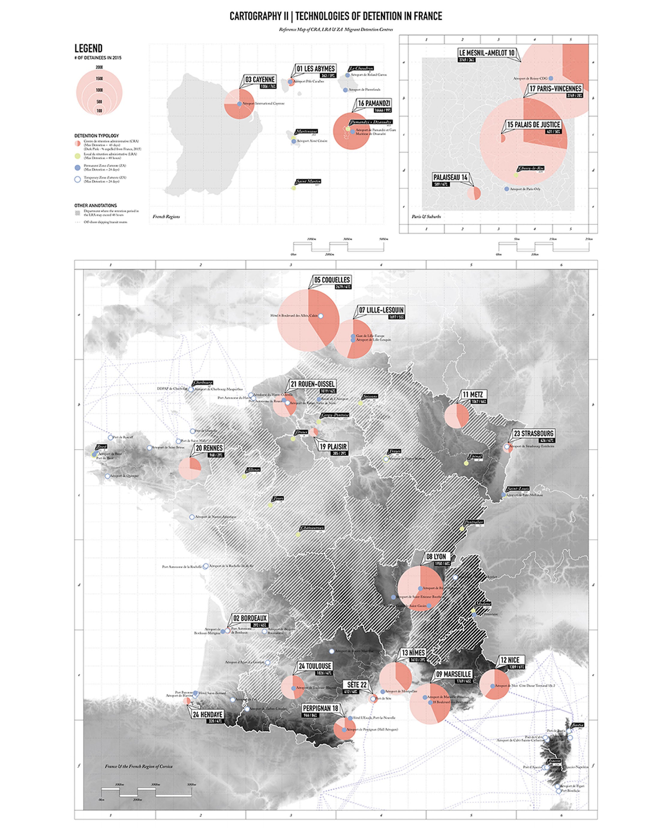 Cartography I | Topologies of Detention In France