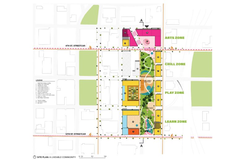 The Spine site plan