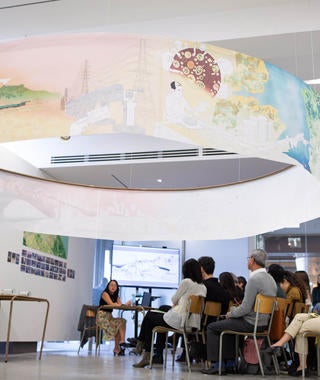 A thesis presentation in the Design at Riverside Gallery