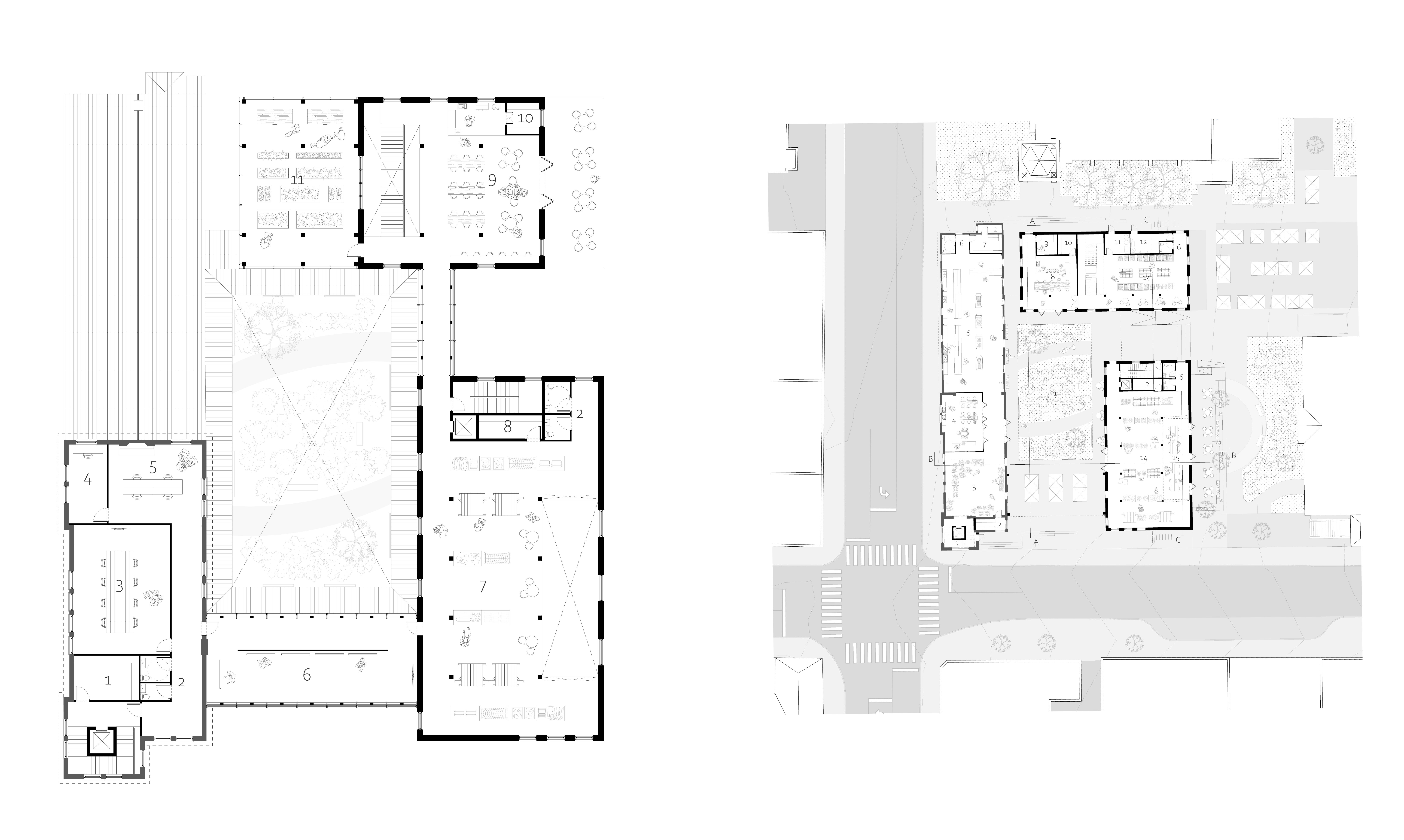 Floor plans for the Cambridge Market