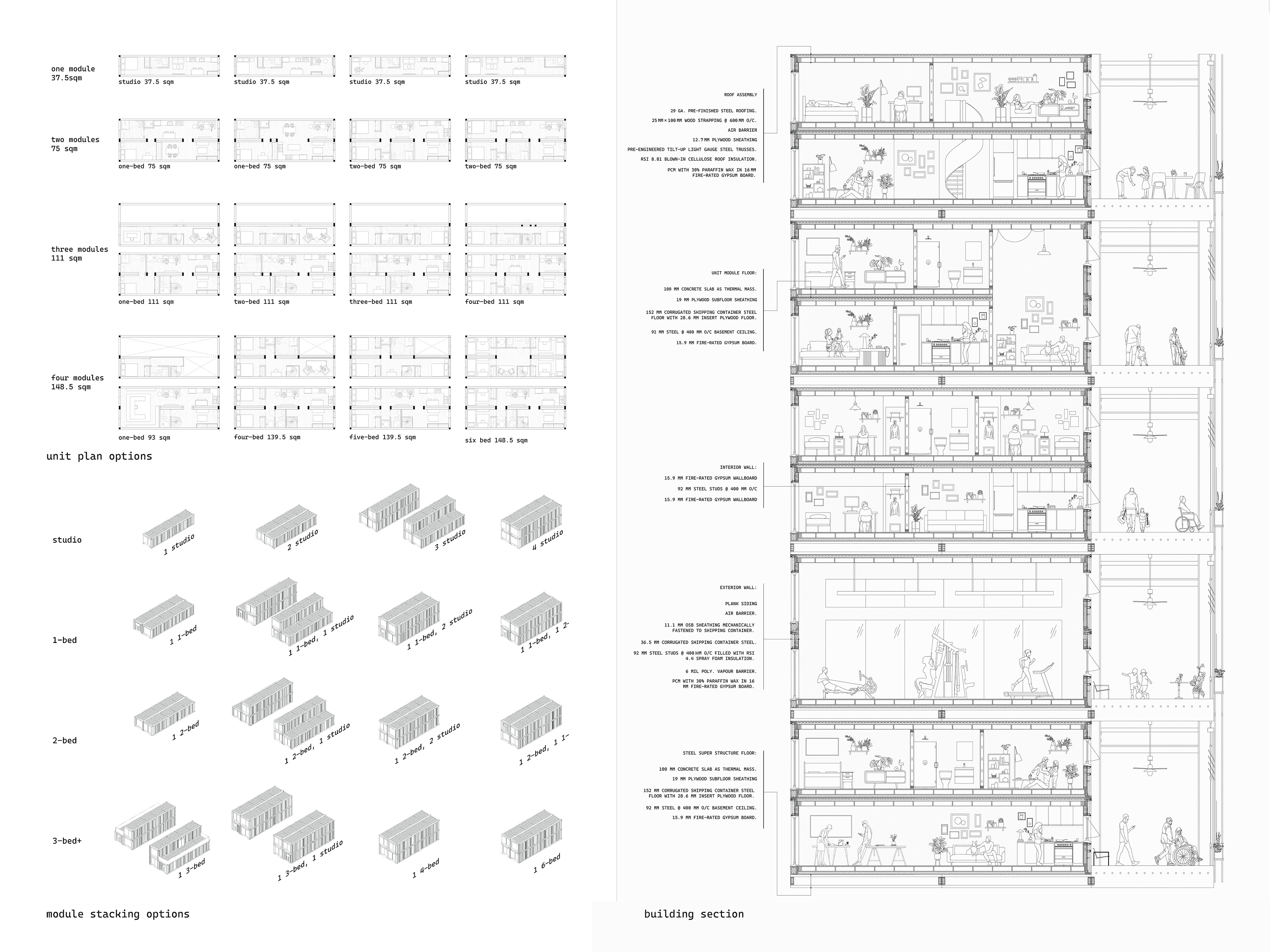 detail of a student design project