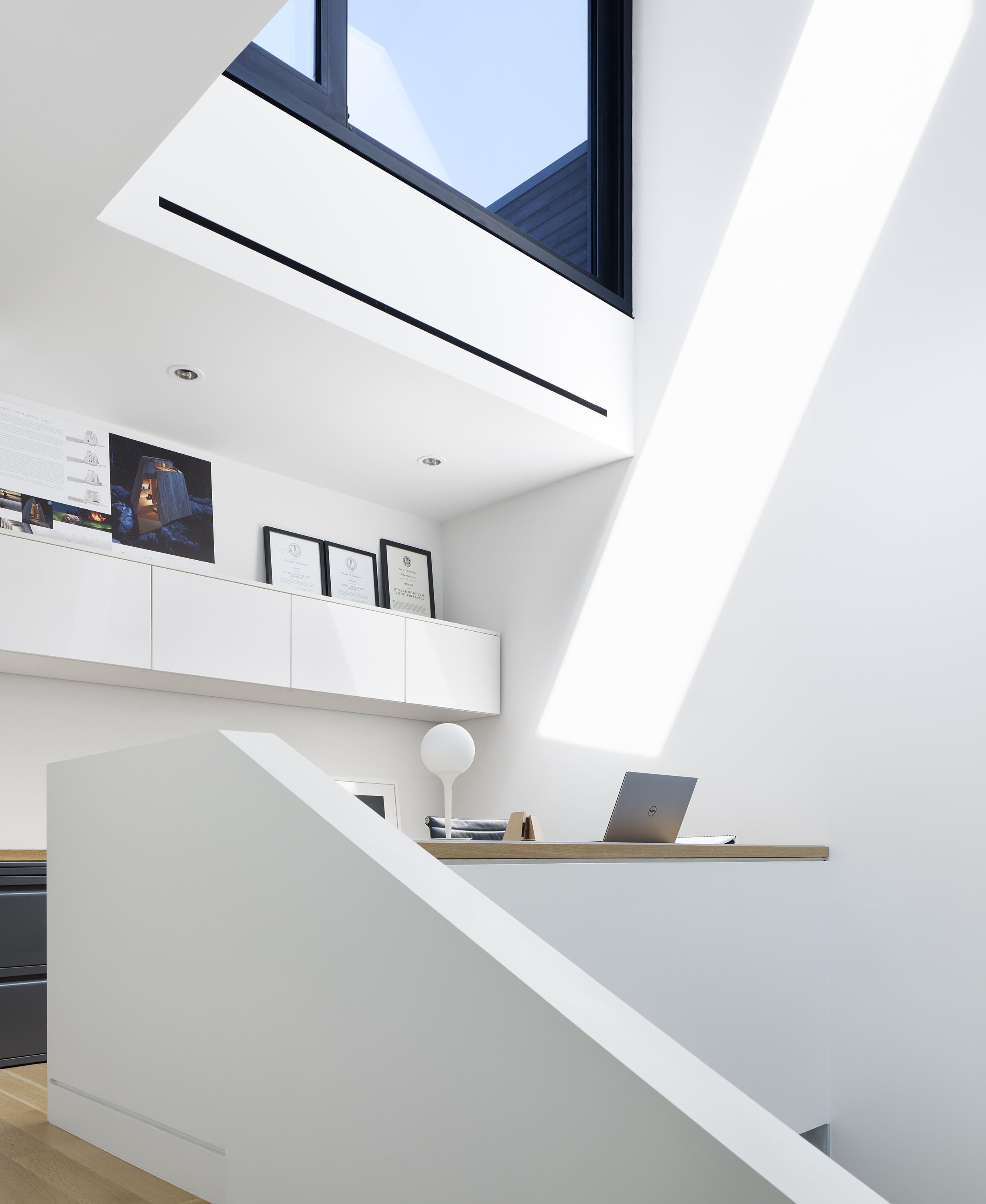 stairwell of Bellwoods Lodge