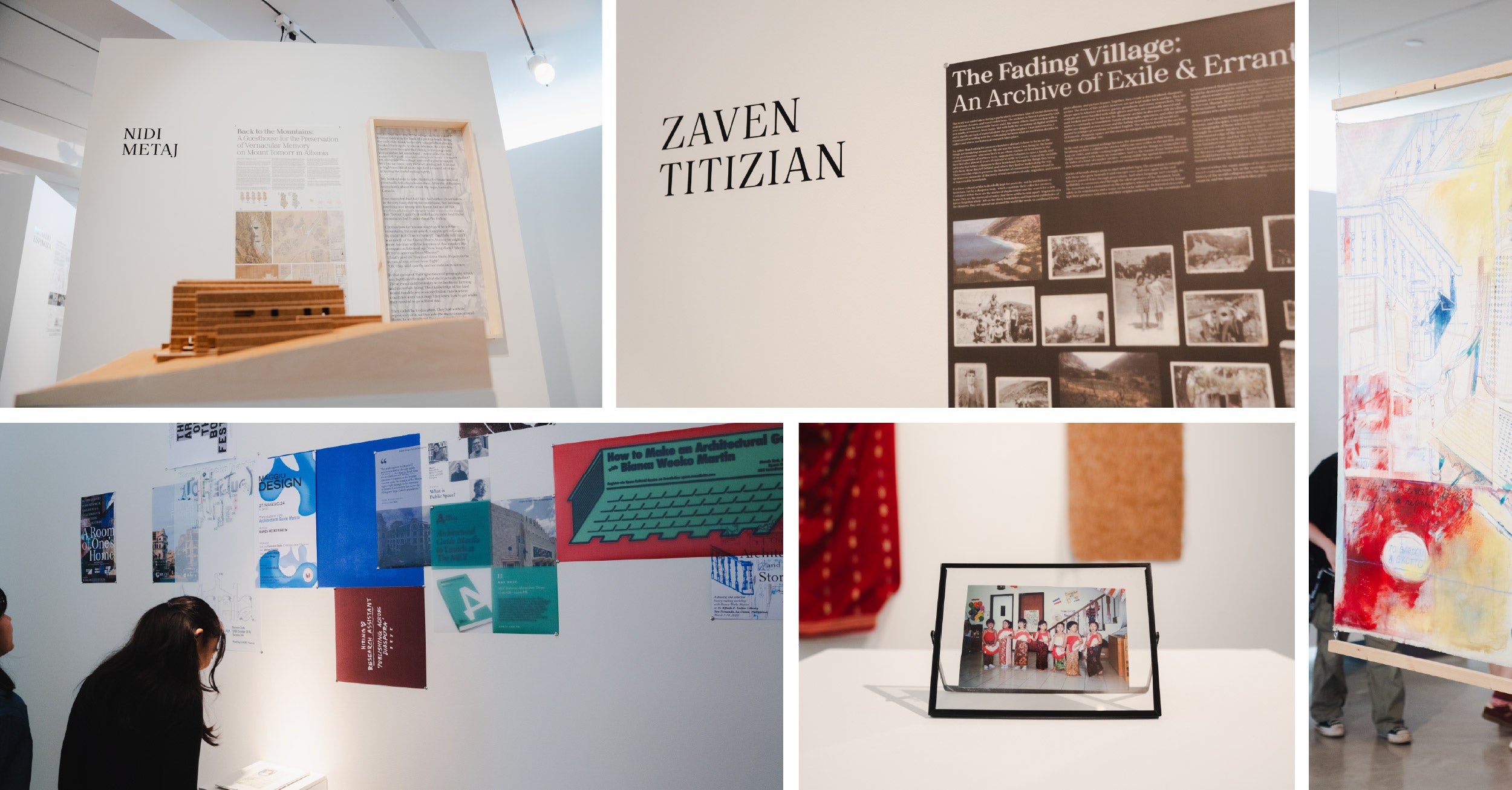 Collage of photos from Masterworks 2026 A room of one's home
