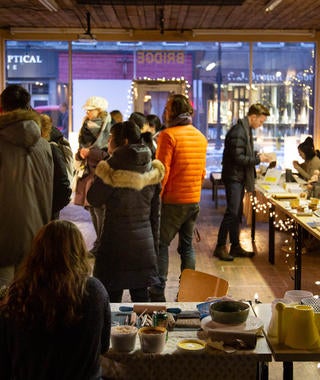 Night market at Bridge Centre for Architecture + Design