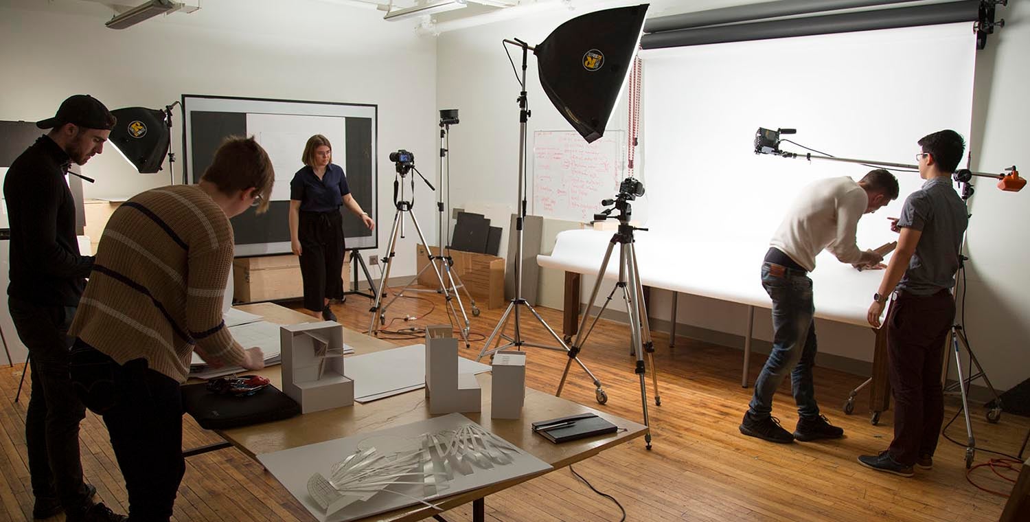 inside the photo studio