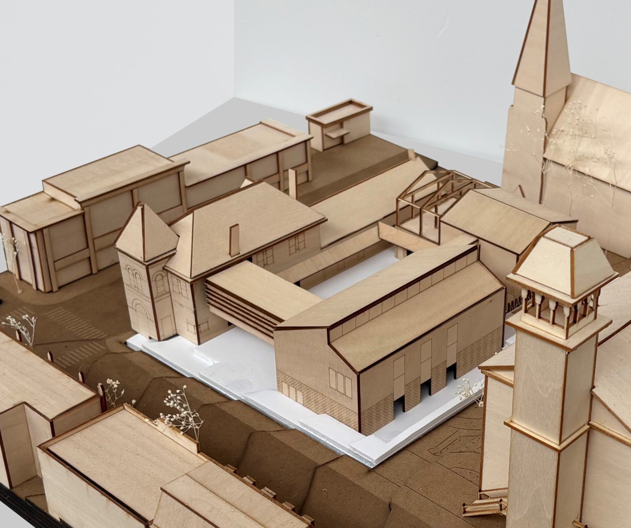Physical model of the Cambridge market redesign