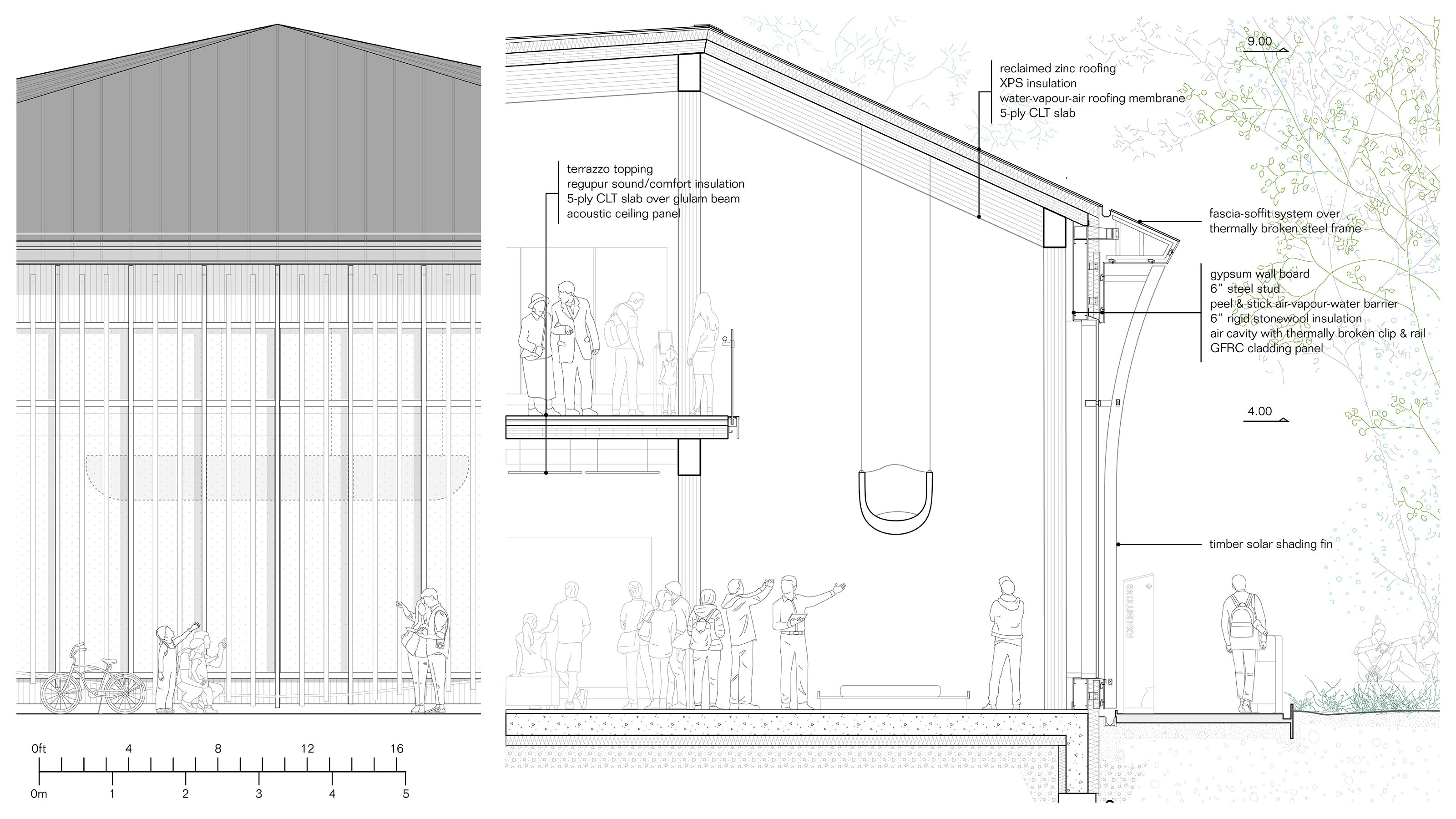 architectural plans building material details