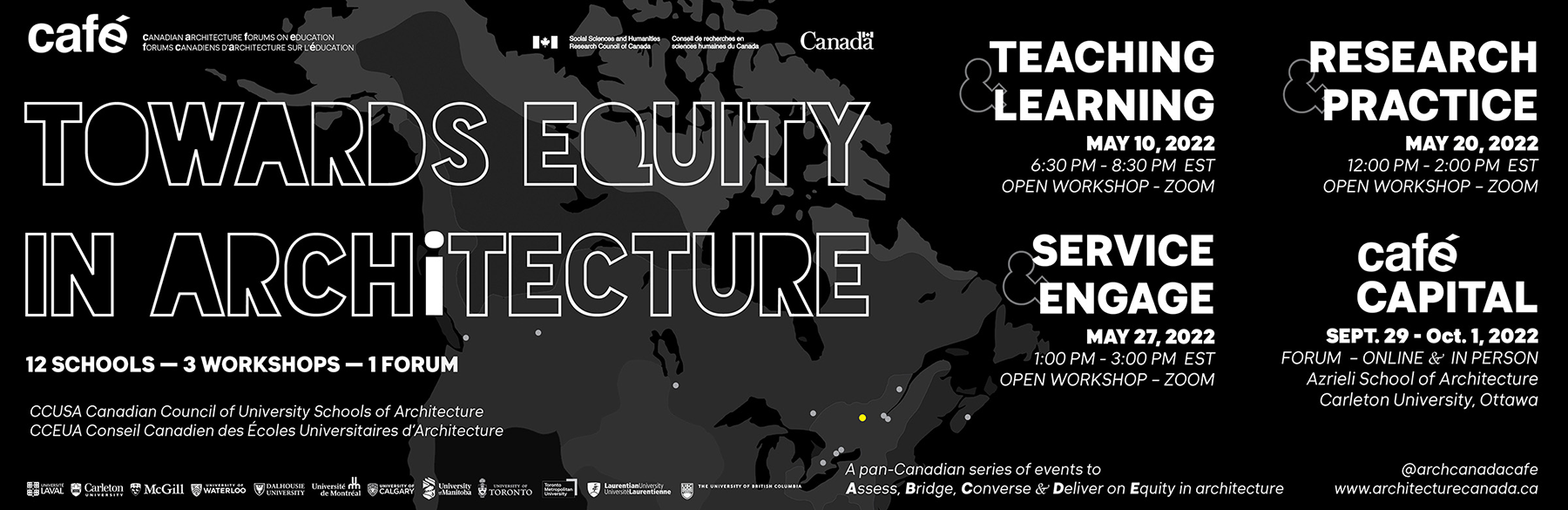 Towards Equity in Architecture Event Poster
