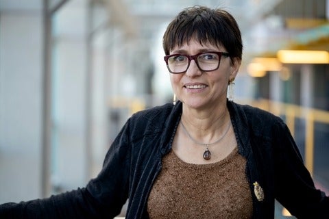 Professor Marina Meila in the Davis Centre