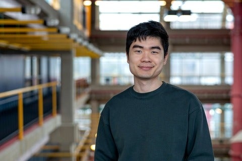 William Loh in the Davis Centre
