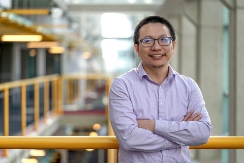 Professor Yaoliang Yu in the Davis Centre