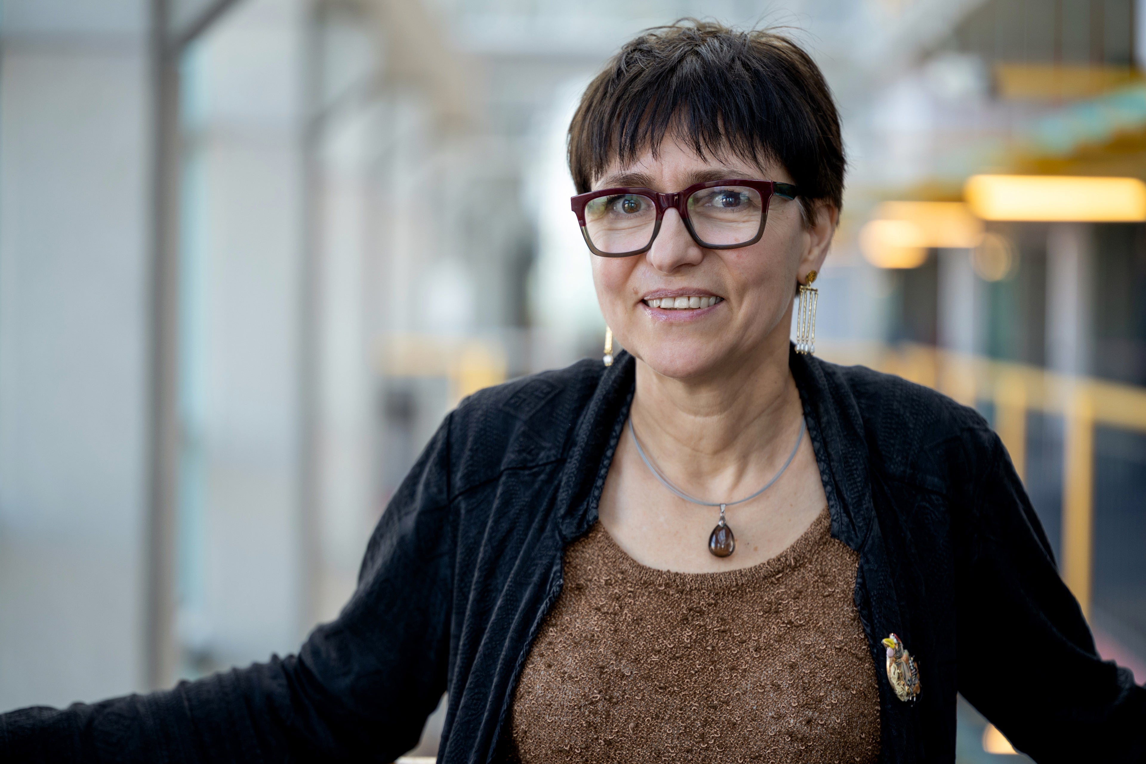 Professor Marina Meila in the Davis Centre