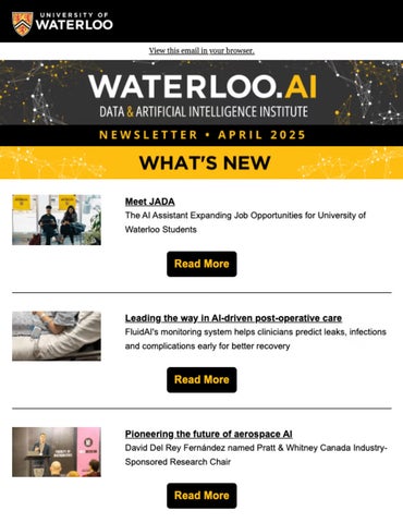 April 2025 Newsletter