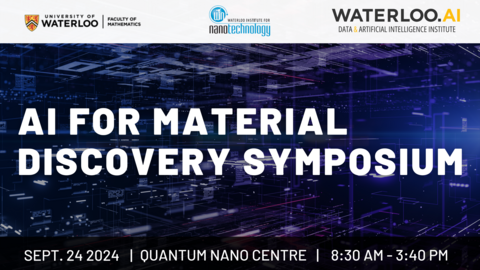 AI for material discovery symposium banner