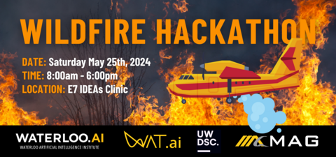 Wildfire Hackathon Banner - May 25th, 2024
