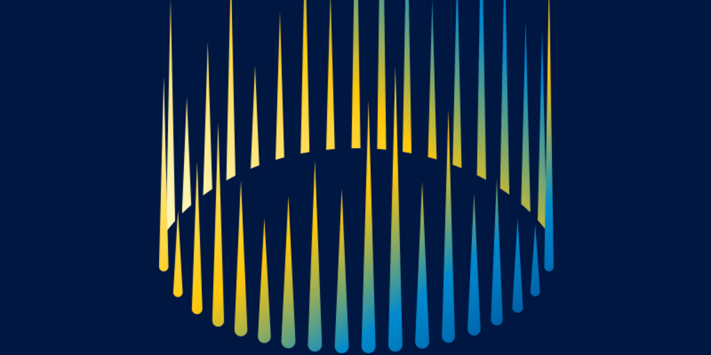 Borealis AI company logo image of light beams