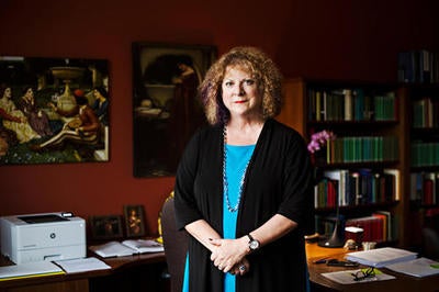 Dean Sheila Ager in her office