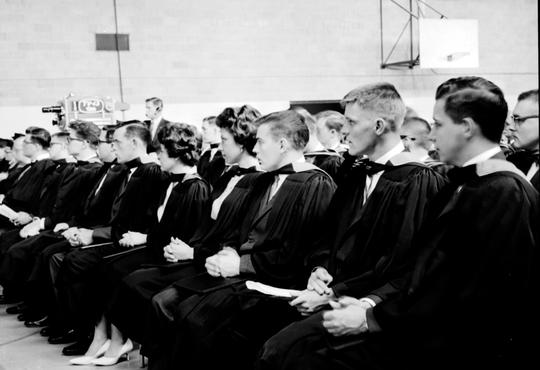 1961 Waterloo Arts graduates in a row