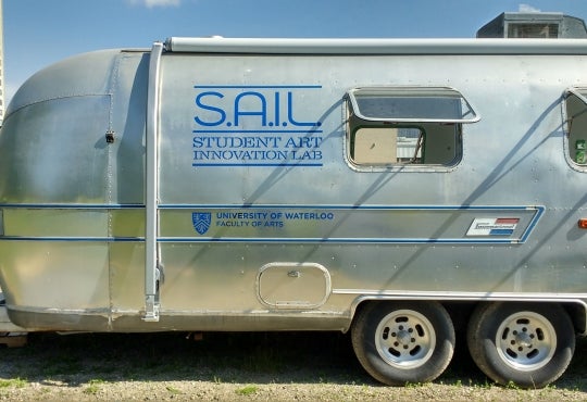 SAIL trailer parked at event