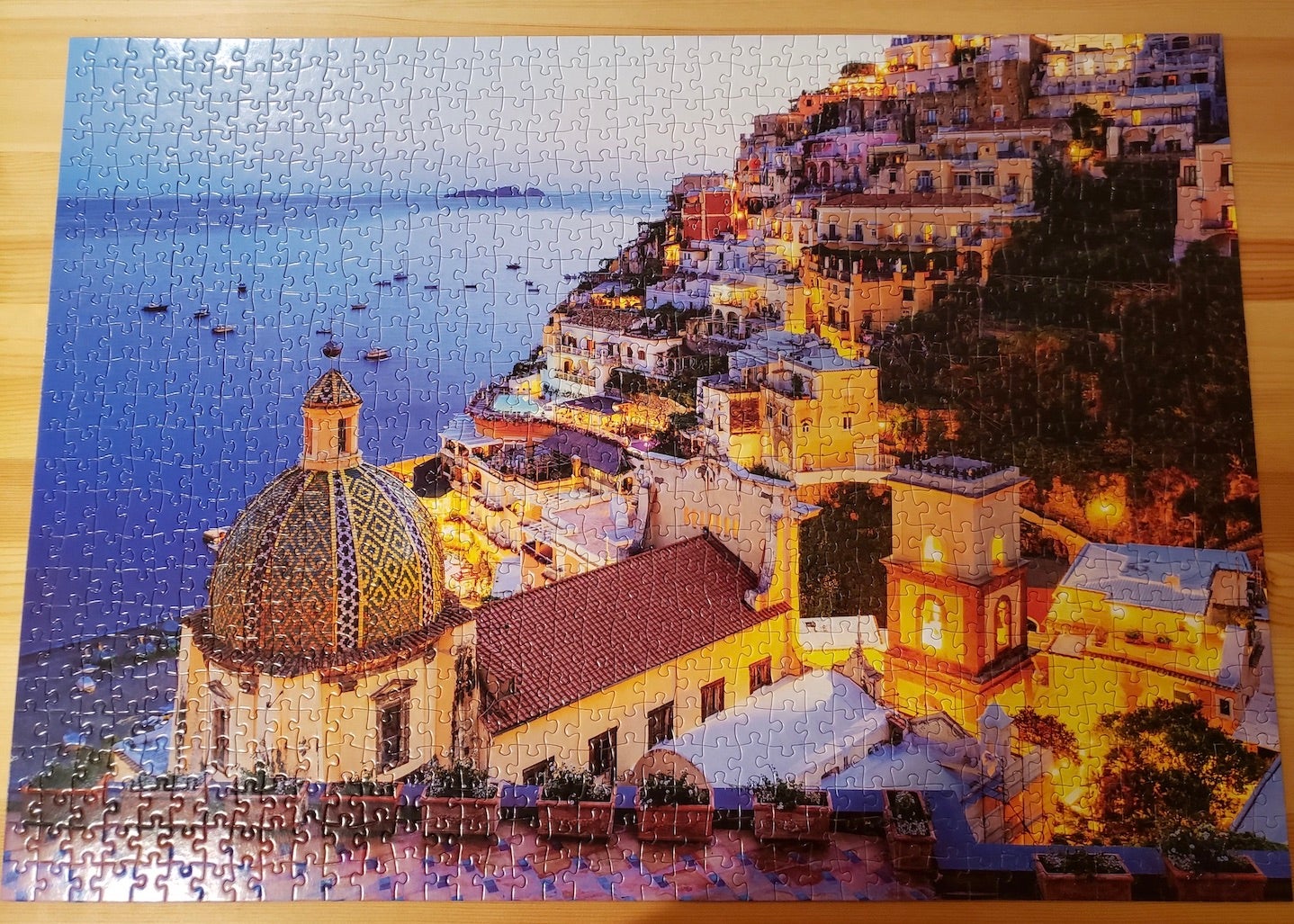Puzzle of Italian coast